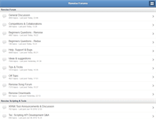 Tablet Screenshot of forum.renoise.com